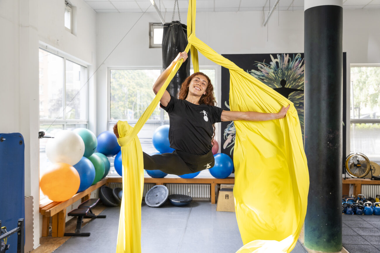 Luftakrobatik in unserem Functional Training Studio in Berlin